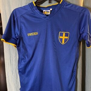 Sweden Kids Futsal -Fotboll- Soccer Jersey Kids Size 8